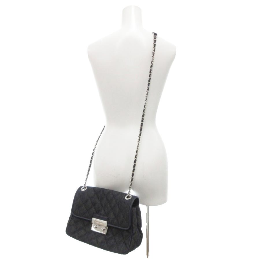 マイケルコース MICHAEL KORS Sloan Large Quilted-Denim Shoulder Bag