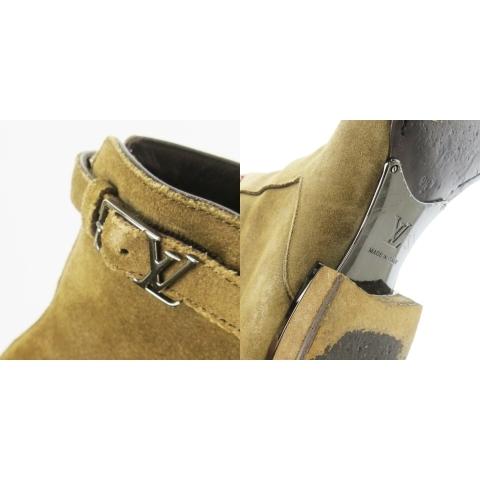 LOUIS VUITTON（ルイ・ヴィトン） ショートブーツ スエード レザー 革