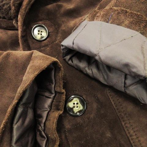 エンジェルレザー ANGEL LEATHER フェイクムートン コート チェスター