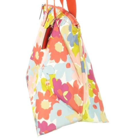 COACH（コーチ） トートバッグ ナイロン 軽量 フラワー 花柄 総柄