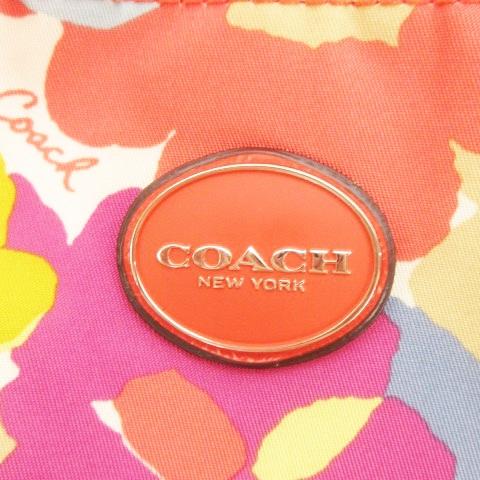 COACH（コーチ） トートバッグ ナイロン 軽量 フラワー 花柄 総柄