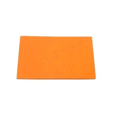 【中古】未使用品 エルメス HERMES ポロシャツ 半袖 コットン オレンジボックス 箱付き M 水色 ブルー /AH3 HERMES（エルメス） 未使用品 ポロシャツ 半袖 コットン オレンジ