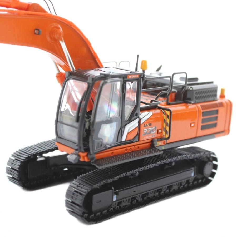未使用品 HITACHI 日立建機 ZAXIS 330LC 1/50 テレスコクラム仕様機