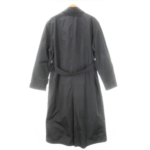 GIANNI VERSACE 黒ロングコート NEW Vintage Men's GIANNI VERSACE COUTURE Wool Coat 52 42 Black
