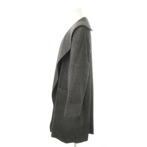 アニオナ AGNONA ロングコート ショールカラー トッパー ウール  