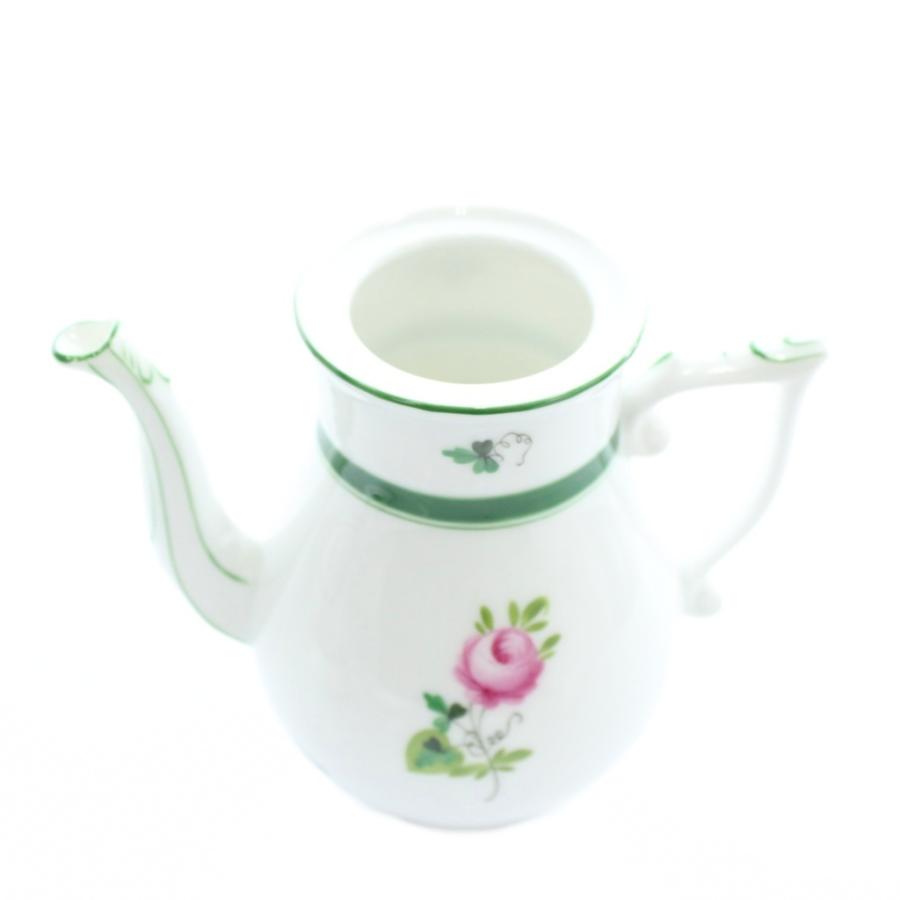 ヘレンド　ウィーンの薔薇コーヒーポット＆クリーマーセット 未使用品 ヘレンド Herend ウィーンの薔薇 コーヒーポット シュガー