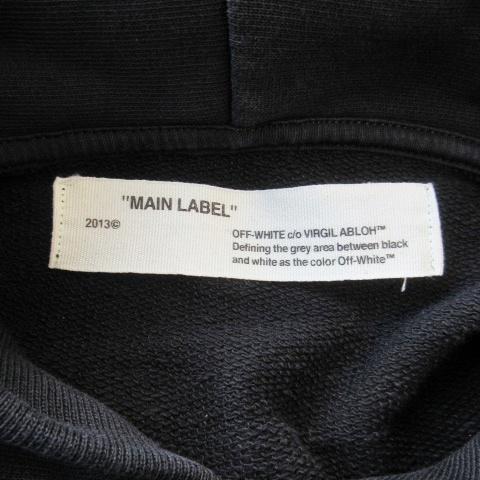 オフホワイト OFF WHITE DIAGONAL SEEING THINGS ARROW HOODIE