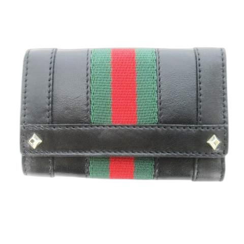 GUCCI（グッチ） 未使用品 キーケース レザー 革 シェリーライン