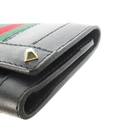 GUCCI（グッチ） 未使用品 キーケース レザー 革 シェリーライン