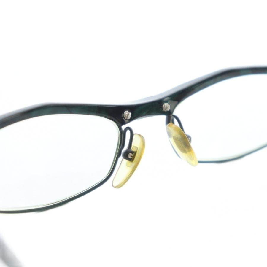 アランミクリ alain mikli 眼鏡 めがね クリアレンズ ロゴ ハーフリム