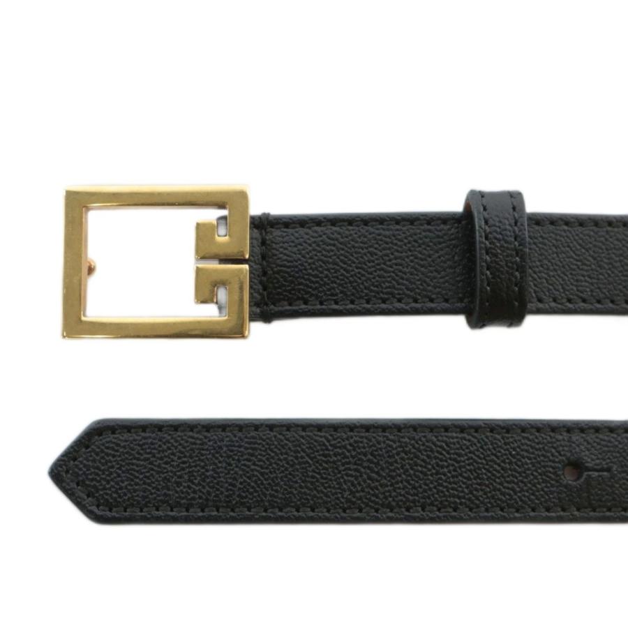 ジバンシィ GIVENCHY ベルト バックル レザー ダブルG ロゴ ゴールド