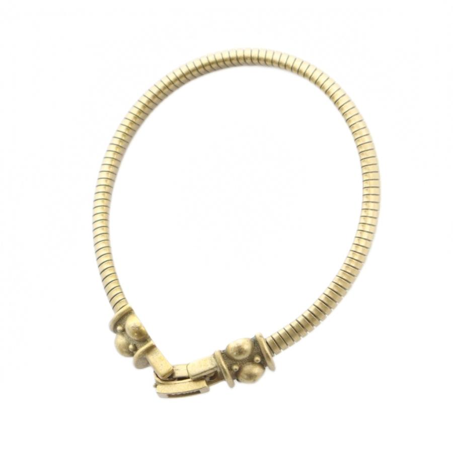 ディオール Dior ブレスレット アクセサリー バングル ロゴ ゴールド色