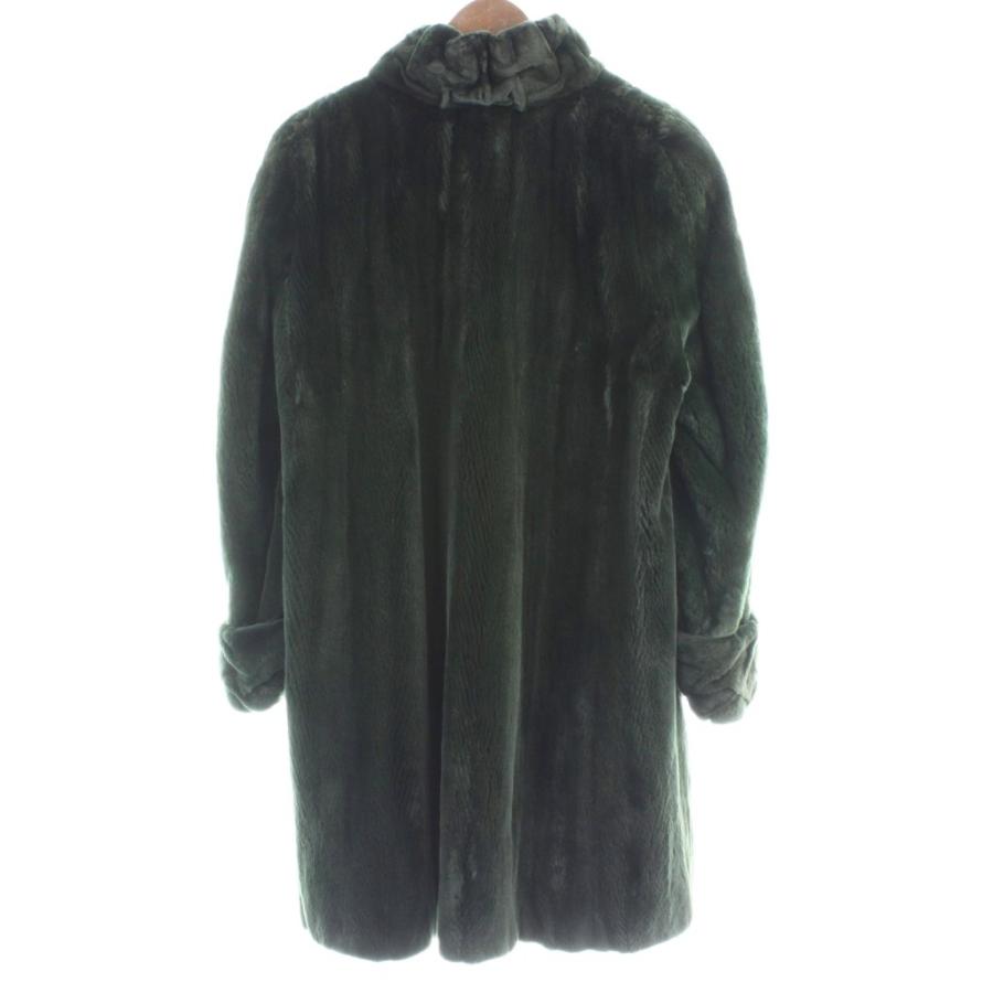 EMBA シェアードミンク　オレンジ　毛皮　コート EMBAミンク本毛皮コート