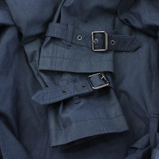 BURBERRY ネイビー ダブルブレスト トレンチコート 44 BURBERRY（バーバリー） トレンチコート M ネイビー 紺色 ダブル