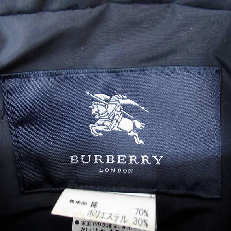 バーバリー ロンドン ダウンコート ロング丈 リバーシブル チェック柄
