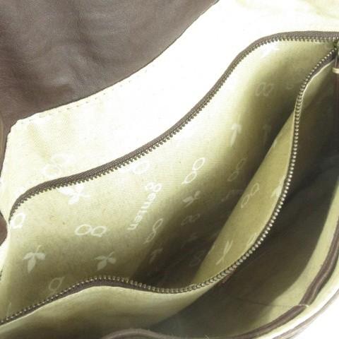 ゲンテン genten フラップショルダーバッグ 本革 レザー 鹿革 ディア