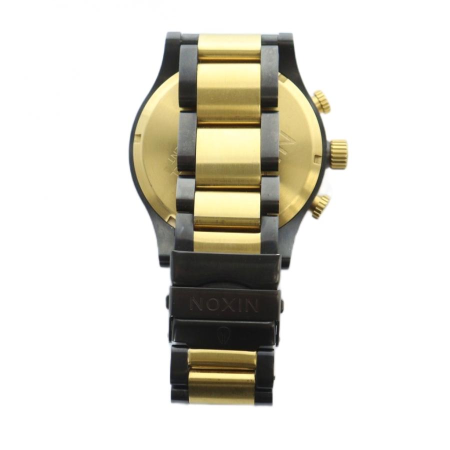 希少　Nixon 51-30 クロノグラフ　ゴールド　ブラック　ニクソン　腕時計 ニクソン NIXON 51-30 腕時計 ウォッチ クォーツ クロノグラフ
