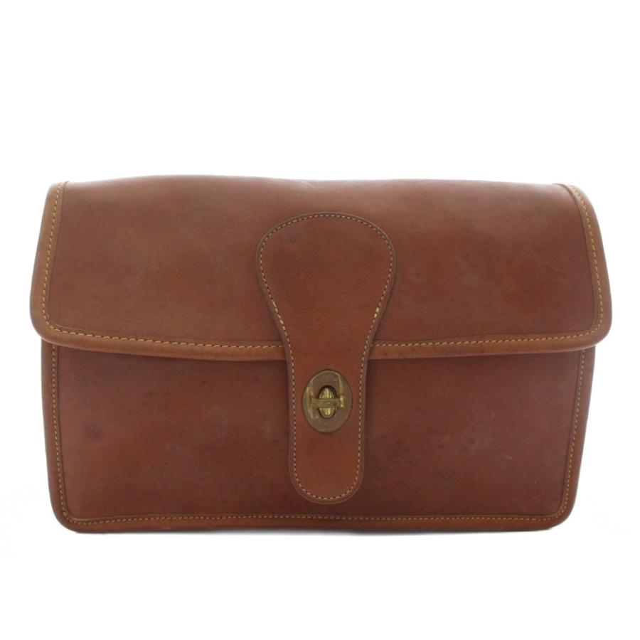 【中古】COACH オールドコーチ ヴィンテージ USA製 9205 セカンドバッグ クラッチバッグ レザー ターンロック 茶 COACH（コーチ） オールドコーチ ヴィンテージ USA製 9205 セカンド