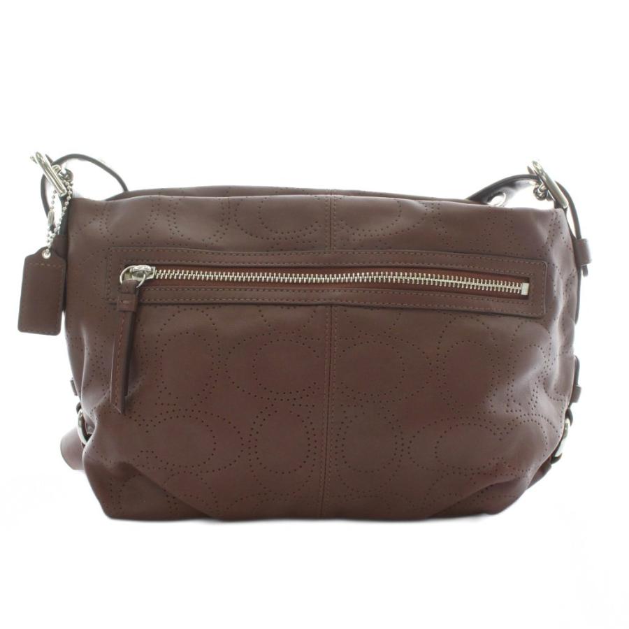 COACH（コーチ） ショルダーバッグ レザー シグネチャー パンチング 総
