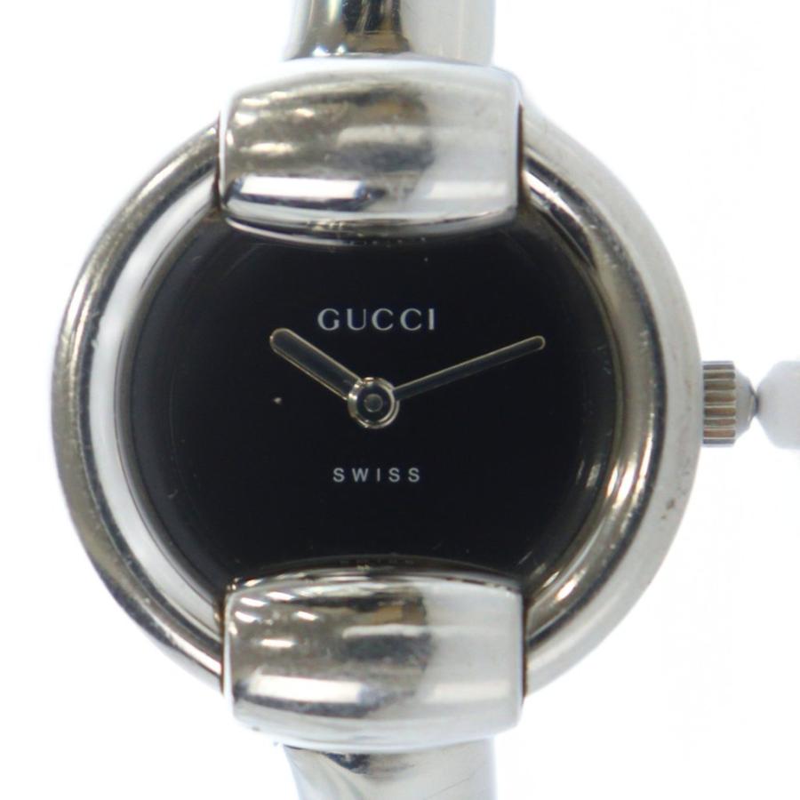 グッチ 【稼働美品】GUCCI バングルウォッチ バングル 腕時計 GUCCI グッチ 楽天市場】【15日限定☆ポイント3倍】 黒文字盤 腕時計 1400L 時計