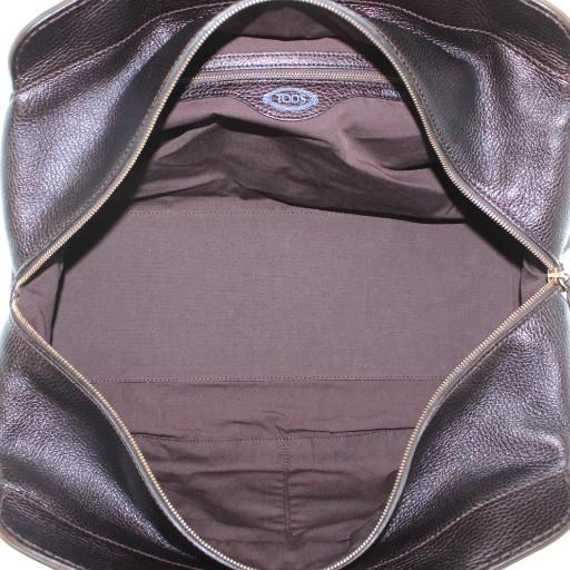 トッズ TOD'S ボストンバッグ トラベルバッグ 旅行用 レザー ロゴ