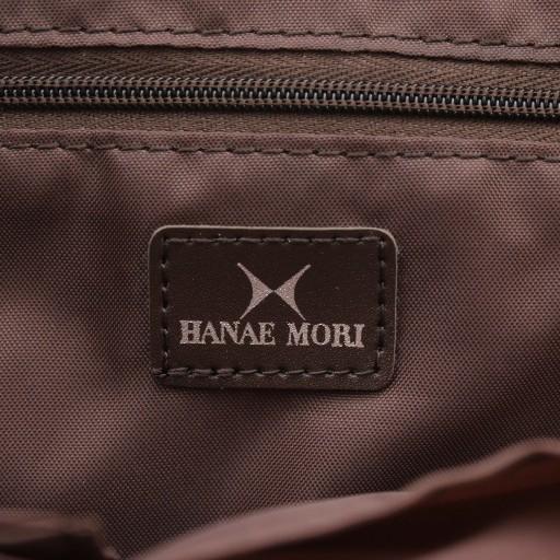 未使用品 ハナエモリ HANAE MORI トートバッグ ナイロン レザー