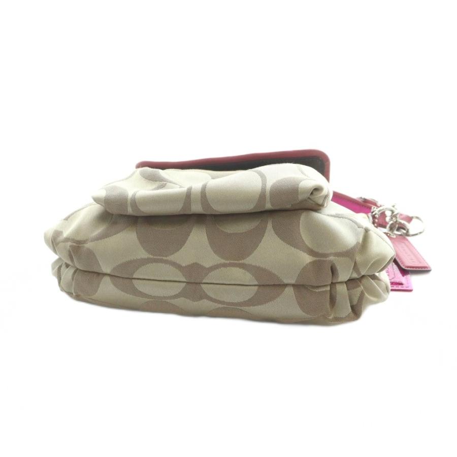 COACH（コーチ） ポピー シグネチャー F13833 ハンド ショルダーバッグ