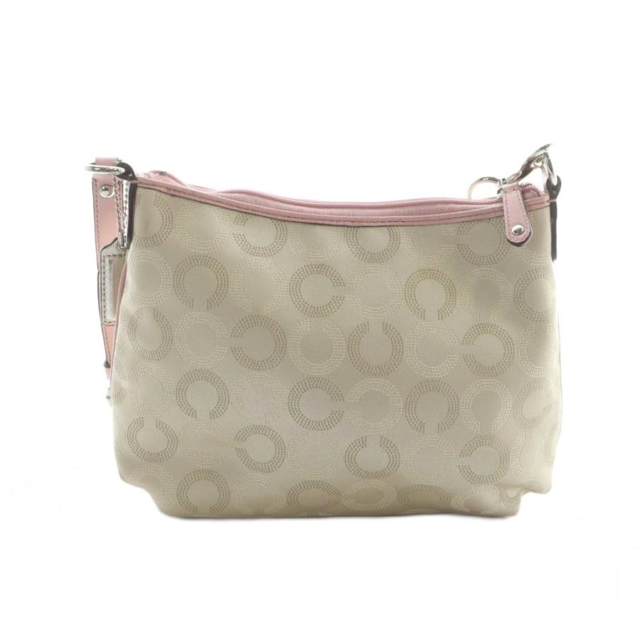 COACH（コーチ） ショルダーバッグ 斜めがけ キャンバス レザー ロゴ 