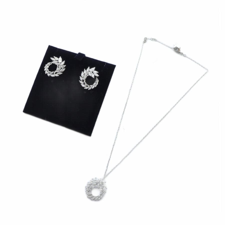 SWAROVSKI スワロフスキー ネックレス ピアス スワロフスキー SWAROVSKI ネックレス ピアス セット アクセサリー