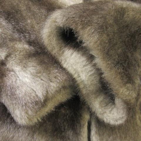 WHITE BEAR ハーフコート ラムファー 毛皮 L ベージュ 毛皮 WHITE BEAR ハーフコート ラムファー 毛皮 L ベージュ 毛皮 /JS □GY18