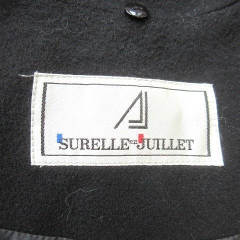ソレッレジュイエ SURELLE JUILLET ステンカラーコート カシミア 