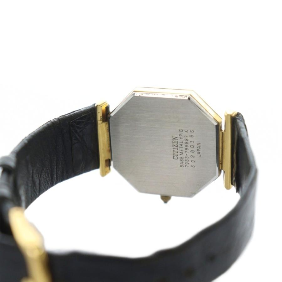 新品電池交換済み稼動品CITIZEN Dukeメンズ腕時計ブラック/ゴールド シチズン CITIZEN 7933-799887 DUKE デューク 腕時計 ウォッチ