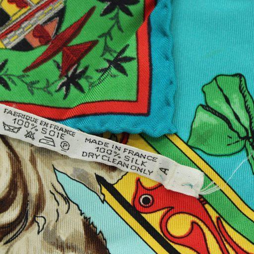 HERMES（エルメス） カレ90 KACHINAS カチナ スカーフ 絹 シルク 大判