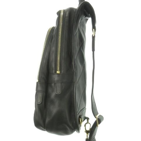 高級　PROVENZANO カイマンレザー　ボディバッグ　羊革　ワニ革　黒　金具 高級 PROVENZANO カイマンレザー ボディバッグ 羊革 ワニ革 黒 金具