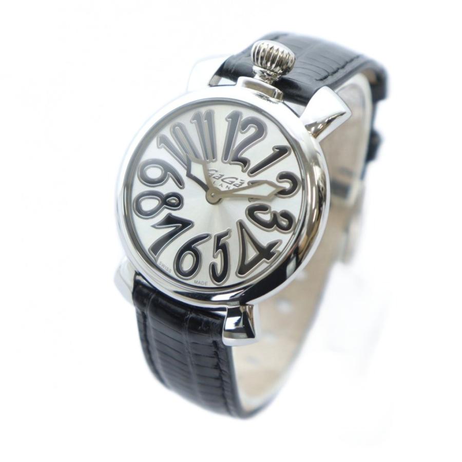 新品電池/稼働 ガガミラノ 腕時計 クォーツ マヌアーレ35 シルバー 6020 ガガミラノ GaGa MILANO マヌアーレ35 6020 腕時計 ウォッチ クォーツ