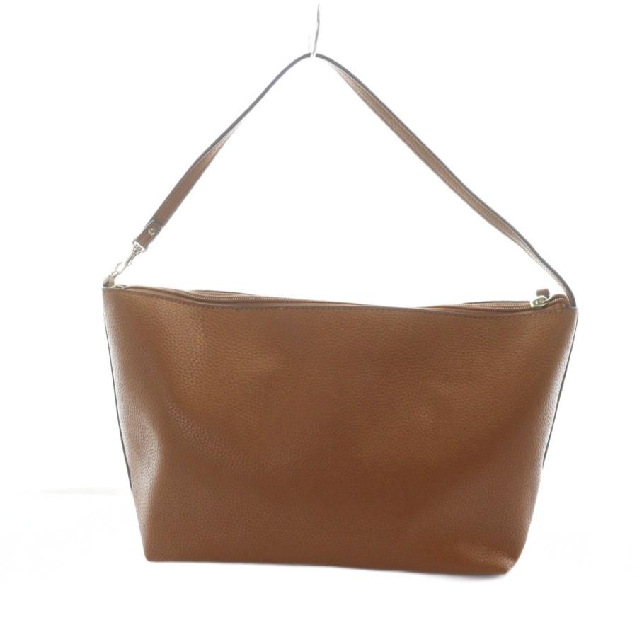 ゲス GUESS ハンドバッグ ロゴ レザー 茶 ブラウン □GY11 /MQ 