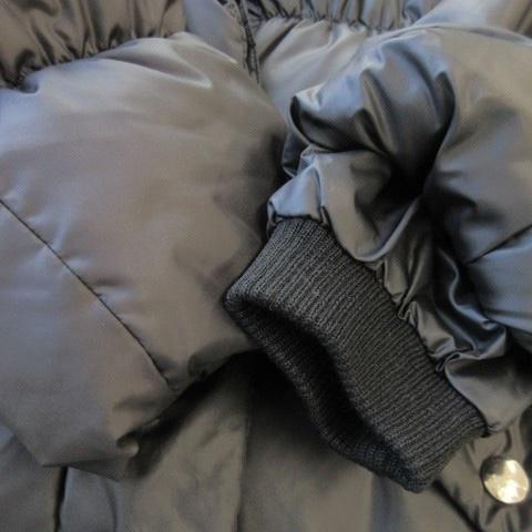 【中古】23区 オンワード樫山 ダウンジャケット ジップアップ フーディ フォックスファー 毛皮 38 M 黒 ブラック 23区（ニジュウサンク） オンワード樫山 ダウンジャケット ジップ