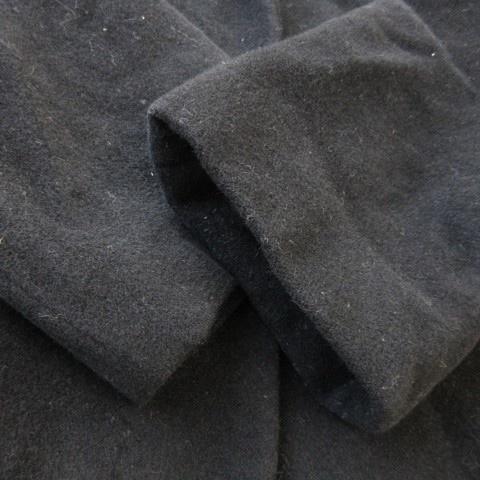 極美品 大きいサイズ オンワード樫山 フーデッドコート アンゴラ混 48