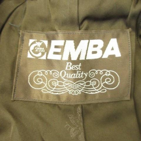 エンバ EMBA ファーコート ミンク 毛皮 ミドル丈 茶 ブラウン /MN14