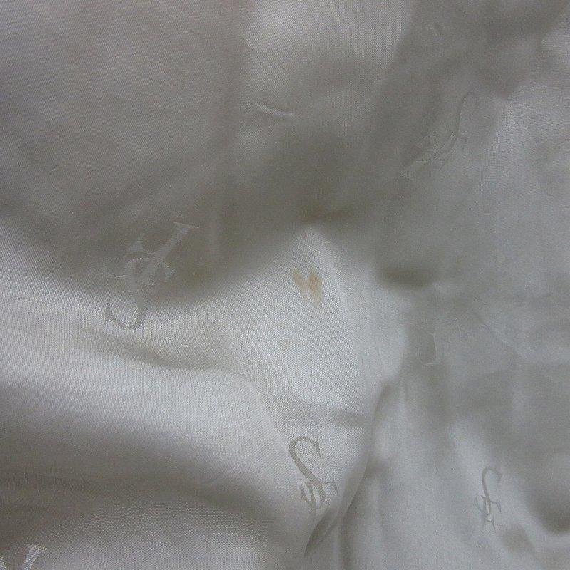 サファイアミンクファーコート 毛皮コート ハーフ丈 ライトグレー