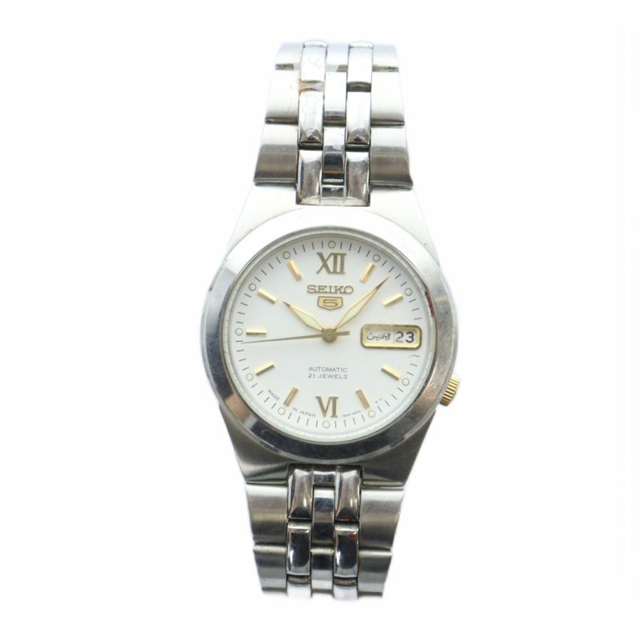 セイコー SEIKO 7S26-02V0 腕時計 ウォッチ 自動巻き 白文字盤