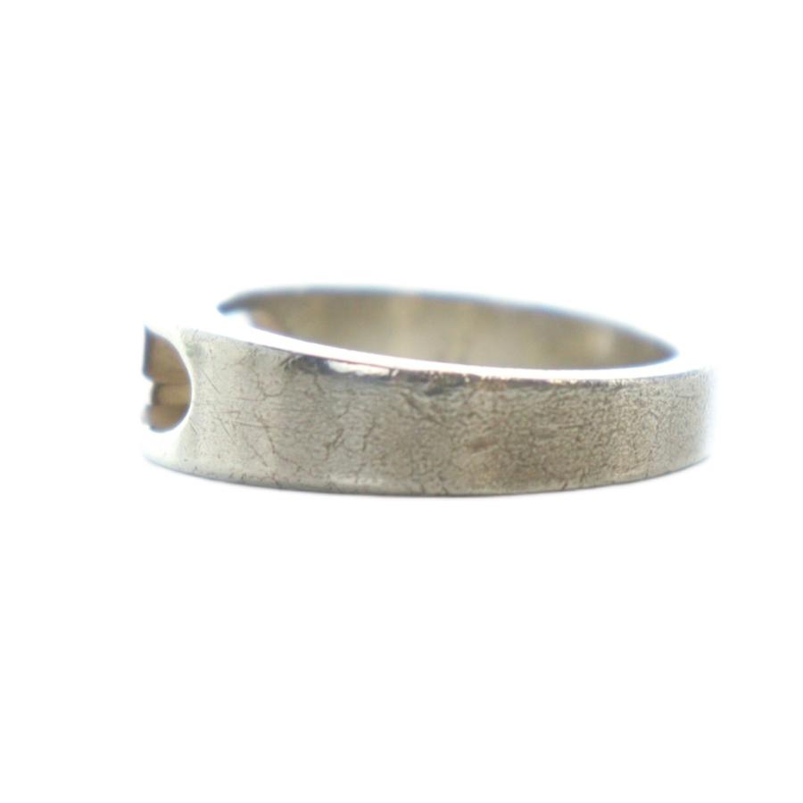 GUCCI シルバーアクセ　リング　グッチ　22号　メンズ GUCCI（グッチ） 22号 リング・指輪 ロゴ シルバー925 シルバー ＃24
