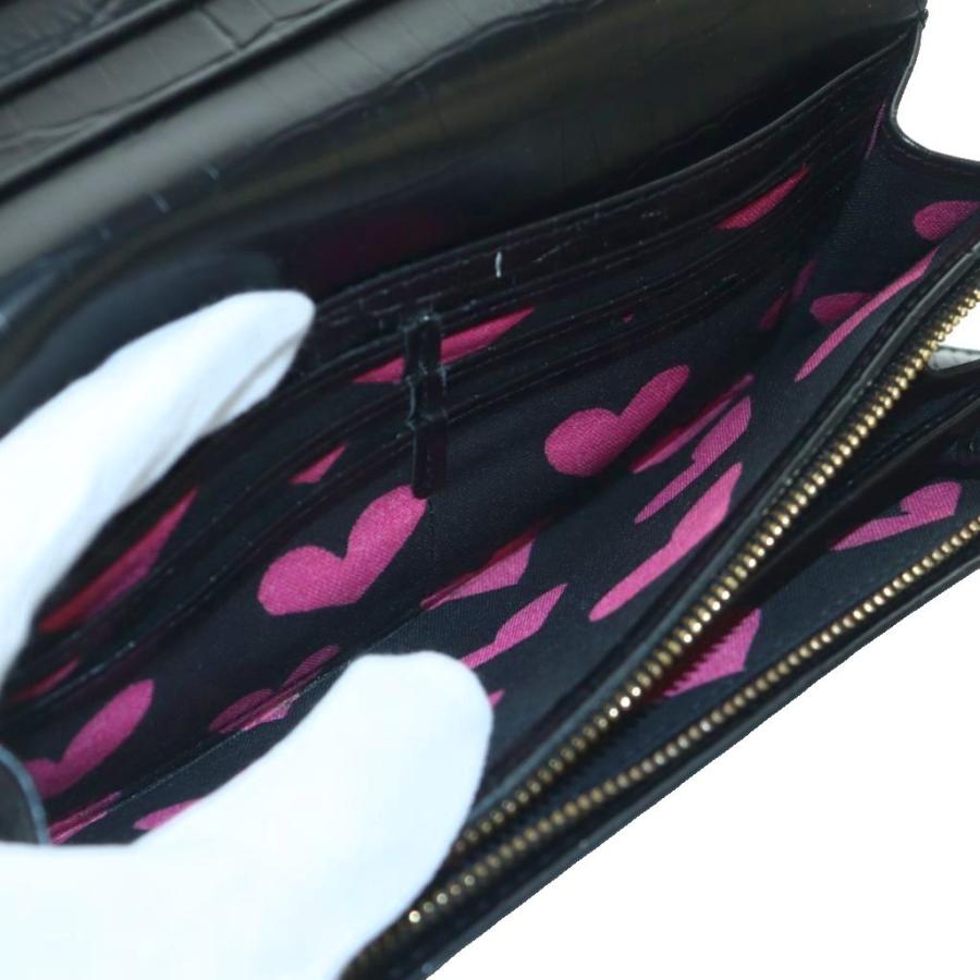 シンクビー! Think Bee 長財布 小銭入れあり 黒 ブラック ベージュ 花