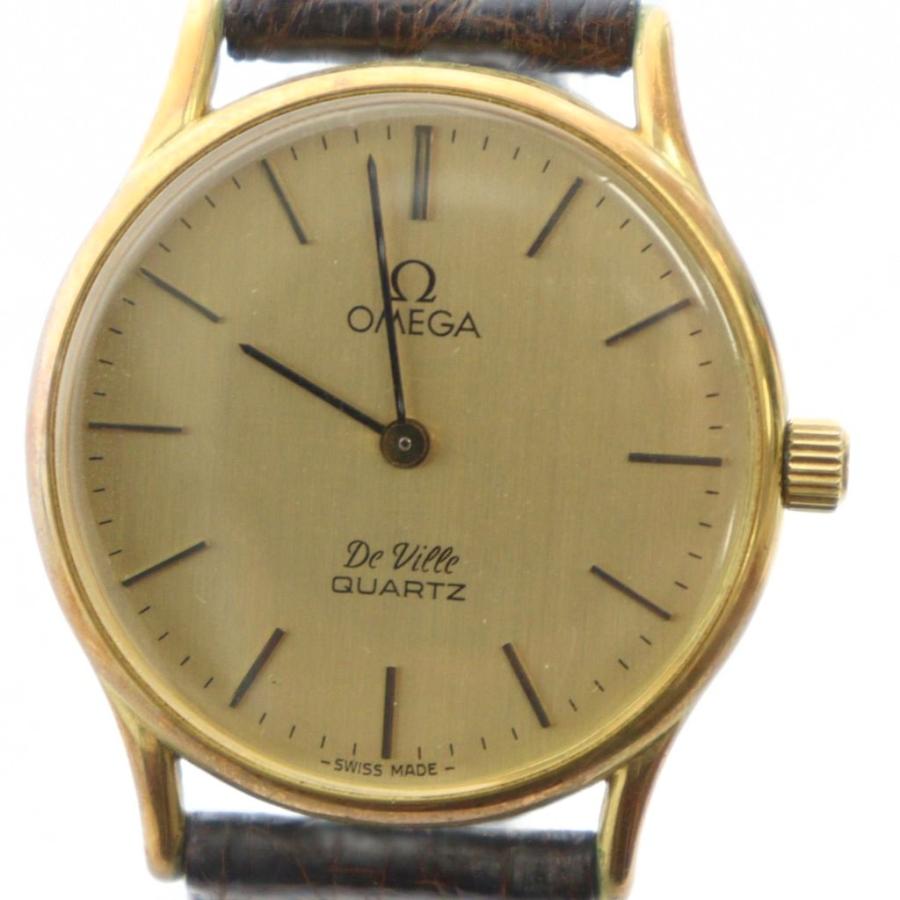 ✨OMEGA✨オメガ✨デビル✨クォーツ✨ゴールド色✨腕時計✨ OMEGA（オメガ） ジャンク品 DEVILLE QUARTZ デビル クォーツ 1330