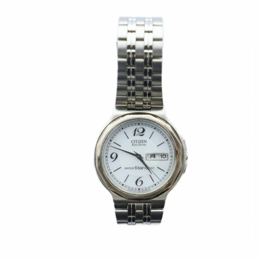 シチズン CITIZEN E100-K003334 エコドライブ 腕時計 ウォッチ 白文字 
