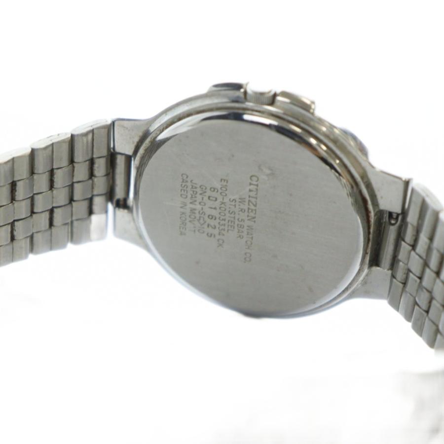 シチズン CITIZEN E100-K003334 エコドライブ 腕時計 ウォッチ 白文字 