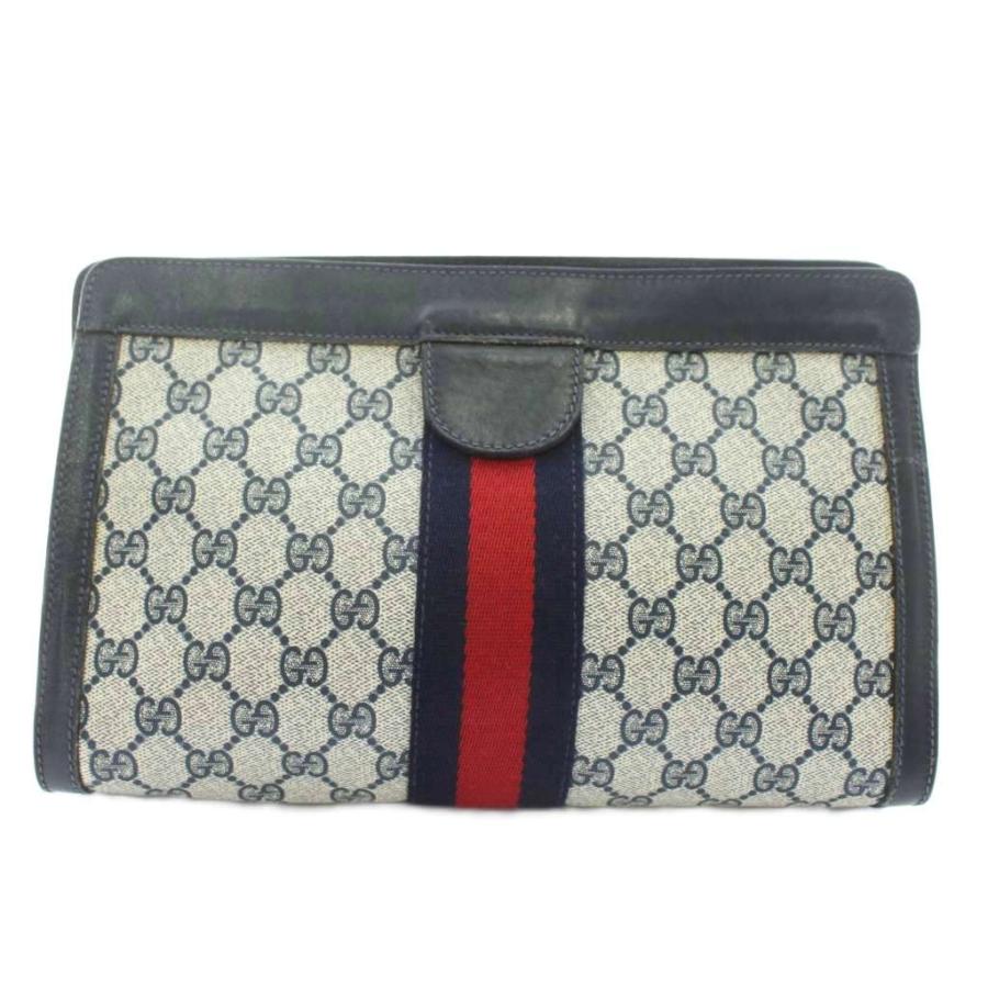 GUCCI グッチ　GG柄　セカンドバッグ　シェリーライン　PVCレザー GUCCI（グッチ） クラッチバッグ セカンドバッグ PVC レザー GG柄