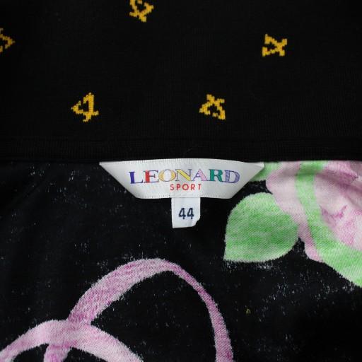 レオナールスポーツ LEONARD SPORT 長袖 カットソー ハーフジップ 44