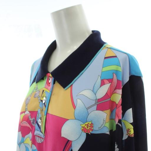 レオナールスポーツ LEONARD SPORT ポロシャツ 長袖 カットソー 44