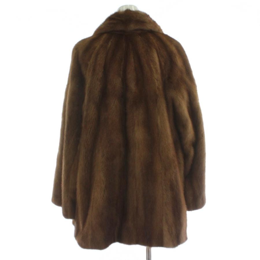 PALODY ファーコート ジャケット ミンクファー 毛皮 ブラウン ミドル